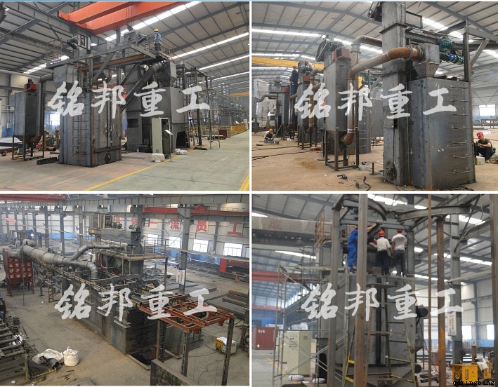 抛丸机车间图 抛丸机车间图