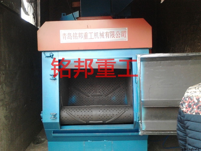小型履带式抛丸机青岛城阳安装现场 小型履带式抛丸机青岛城阳安装现场