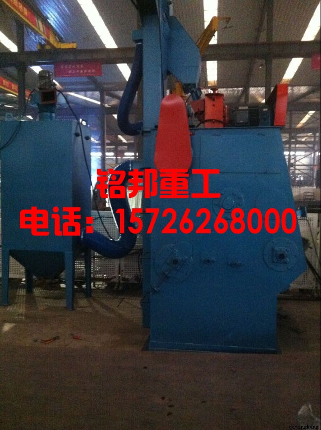 塔吊零部件表面防腐除锈设备,配套除尘系统 塔吊零部件表面防腐除锈设备,配套除尘系统