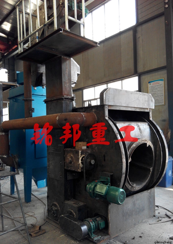 小型摇摆滚筒式抛丸机车间生产现场图 小型摇摆滚筒式抛丸机车间生产现场图
